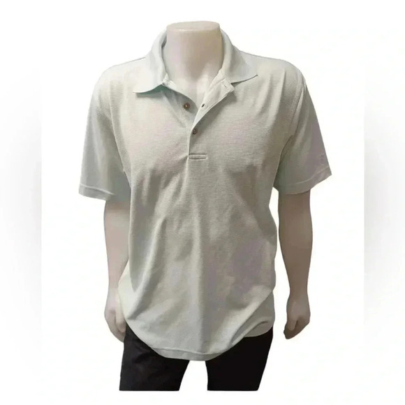 Cubavera Polo Pullover Green Top  Size Large - Picture 3 of 6